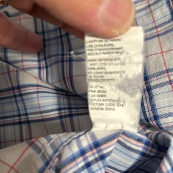 Mens casual short sleeve button IZOD - Picture 6 of 7